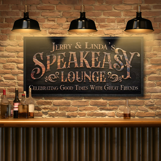 Speakeasy Lounge Wall Sign