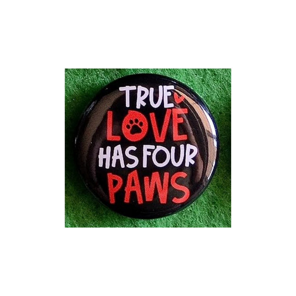 Dog Lover Round Magnet | “Man’s Best Friend” Canine Fridge Magnet (1.5”)