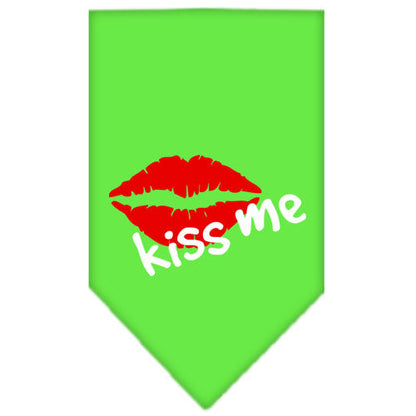 “Kiss Me” Cotton Pet Bandana from As You Wish Apparel – Dog Love Bandana