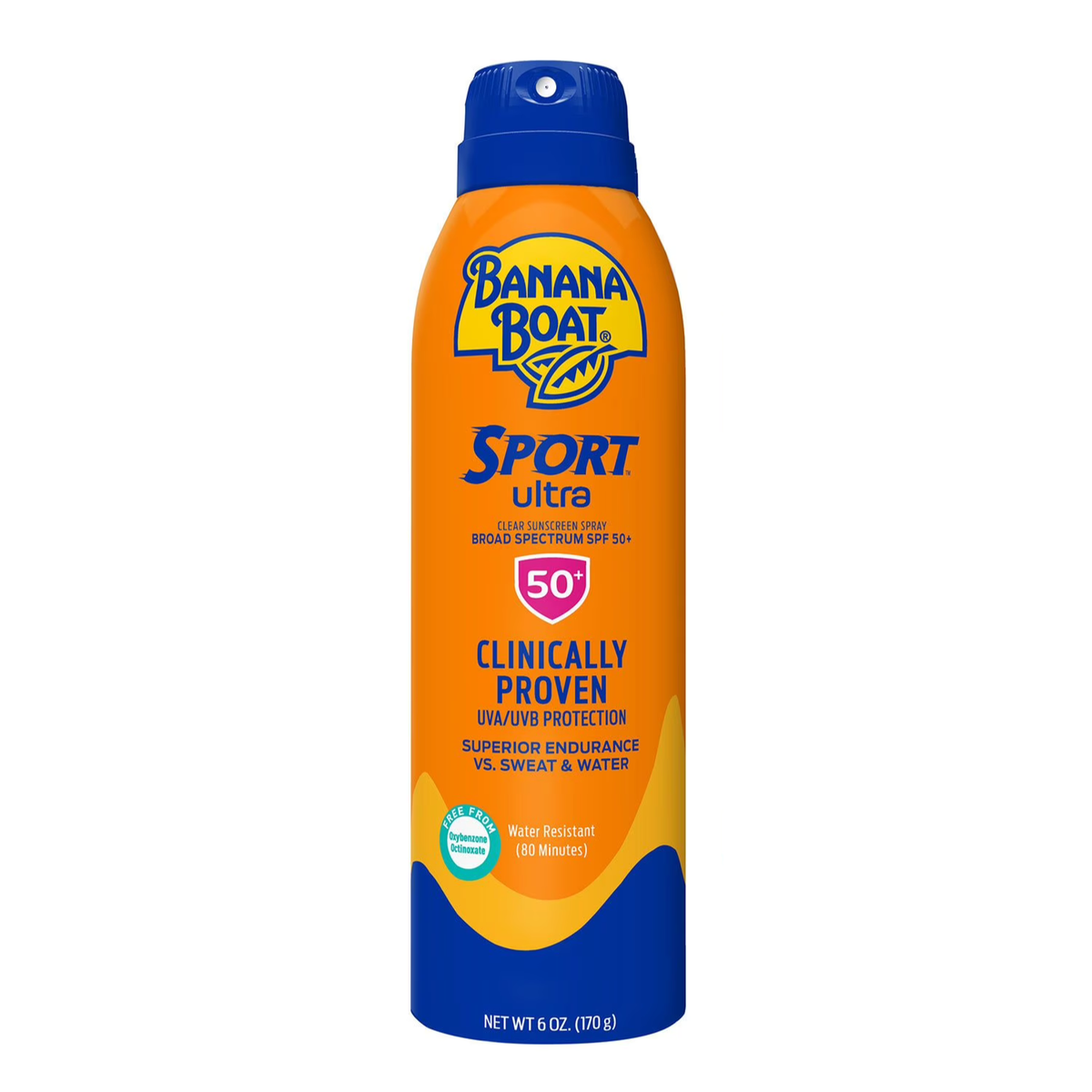 Banana Boat Sport Ultra SPF 50 Sunscreen Spray – 6 oz Water & Sweat Resistant