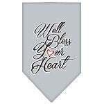 “Well Bless Your Heart” Cotton Pet Bandana from As You Wish Apparel – Southern Charm Dog Bandana