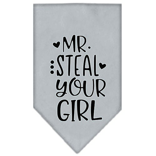 “Mr. Steal Your Girl” Cotton Pet Bandana from As You Wish Apparel – Dog Humor Bandana